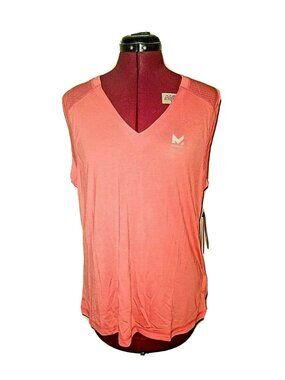 Mission Women’s Sleeveless Top XL Calypso Coral VaporActive Loose Fit Tank